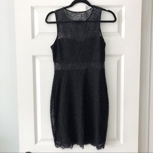 Express Black Lace Dress